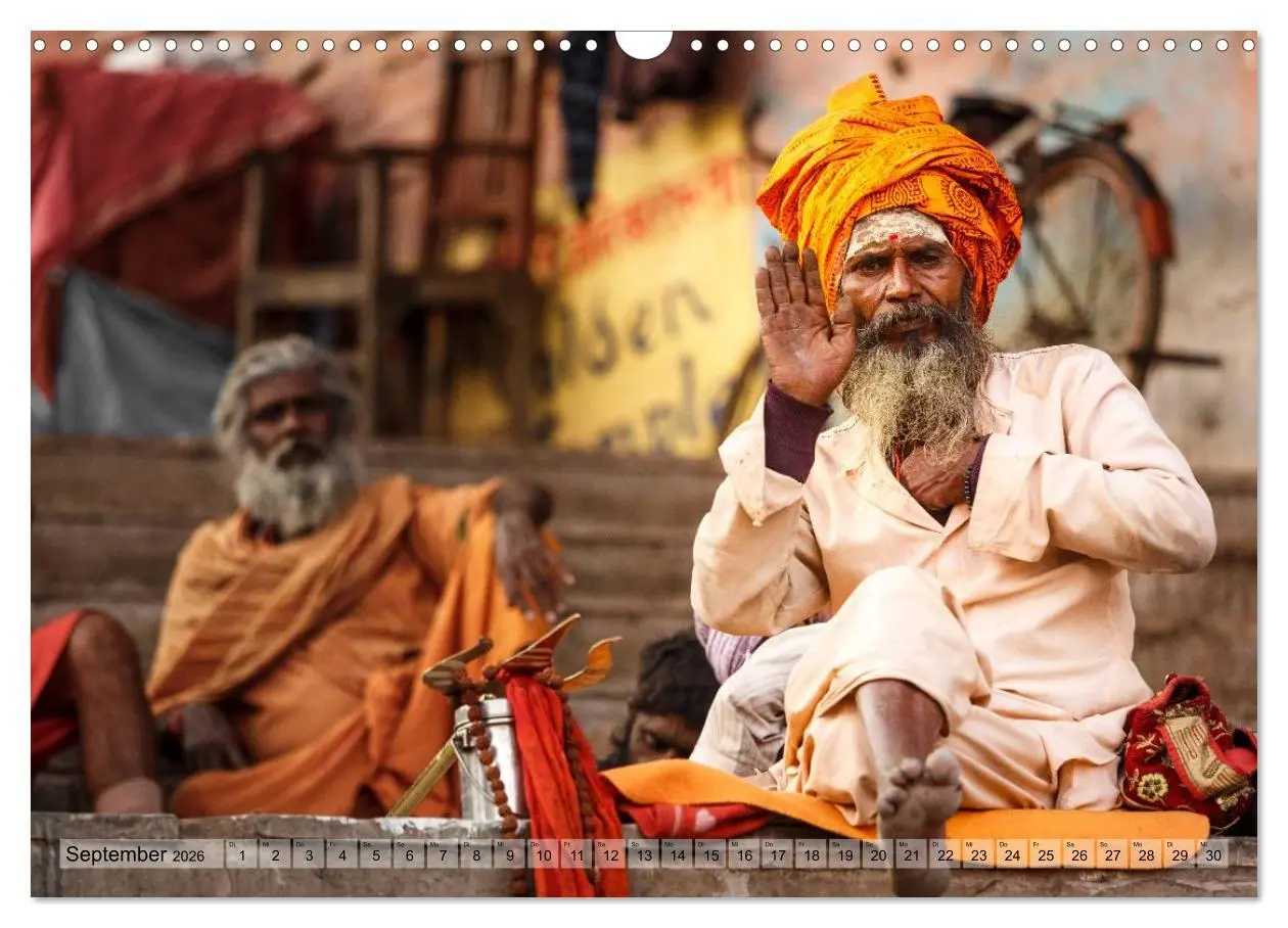 Bild: 9783457967638 | Alltag in Indien (Wandkalender 2026 DIN A3 quer), CALVENDO...