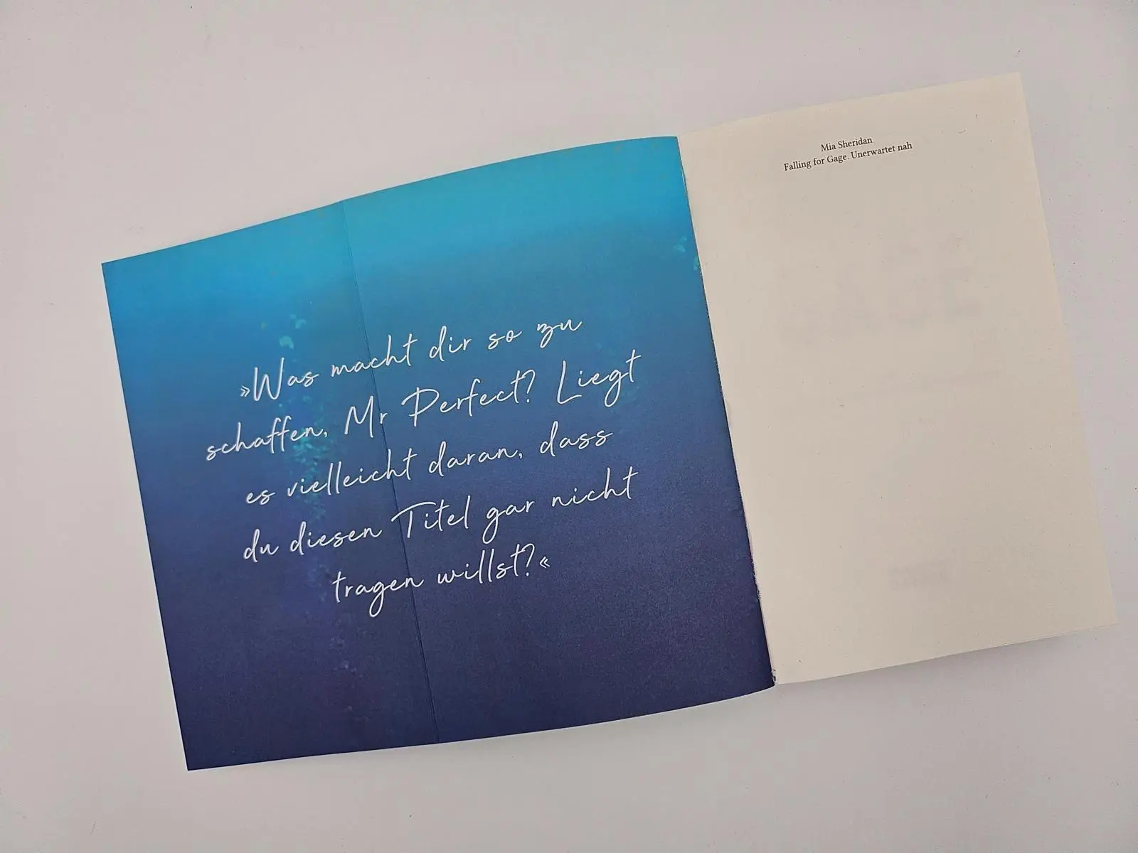 Bild: 9783492067638 | Falling for Gage. Unerwartet nah | Mia Sheridan | Taschenbuch | 384 S.