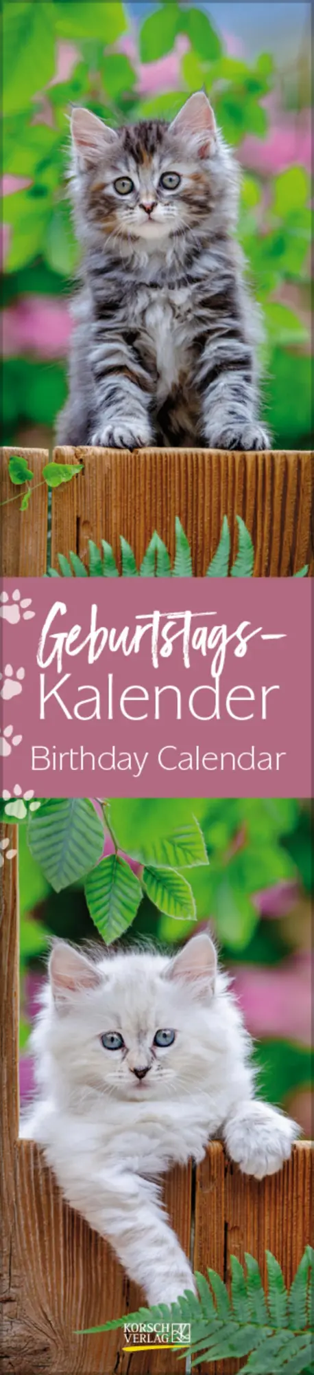 Cover: 9783731887638 | Geburtstags-Langplaner Cats | Verlag Korsch | Kalender | 13 S.