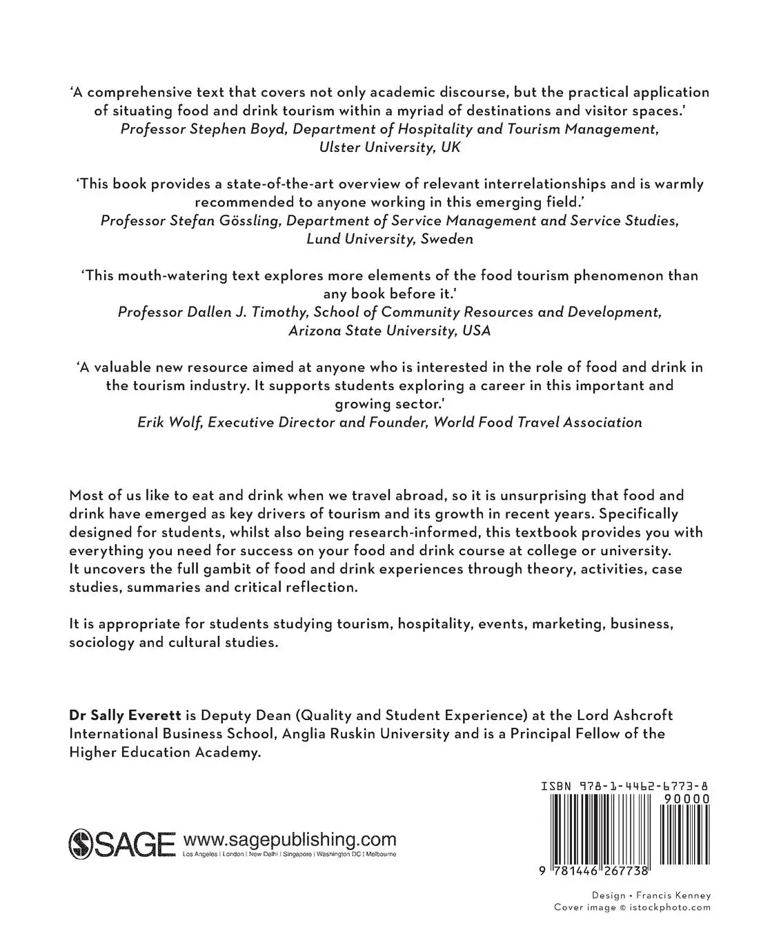 Rückseite: 9781446267738 | Food and Drink Tourism | Principles and Practice | Sally Everett