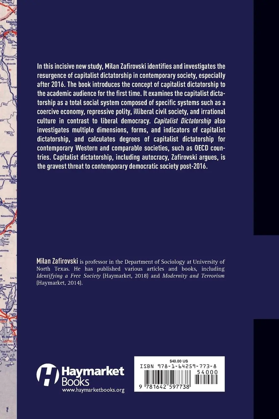 Rückseite: 9781642597738 | Capitalist Dictatorship | Milan Zafirovski | Taschenbuch | Englisch