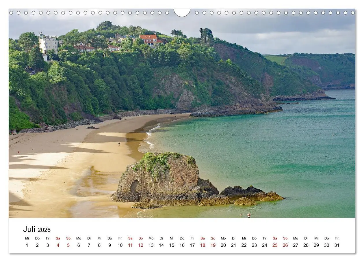 Bild: 9783457887738 | Cornwall und Wales (Wandkalender 2026 DIN A3 quer), CALVENDO...