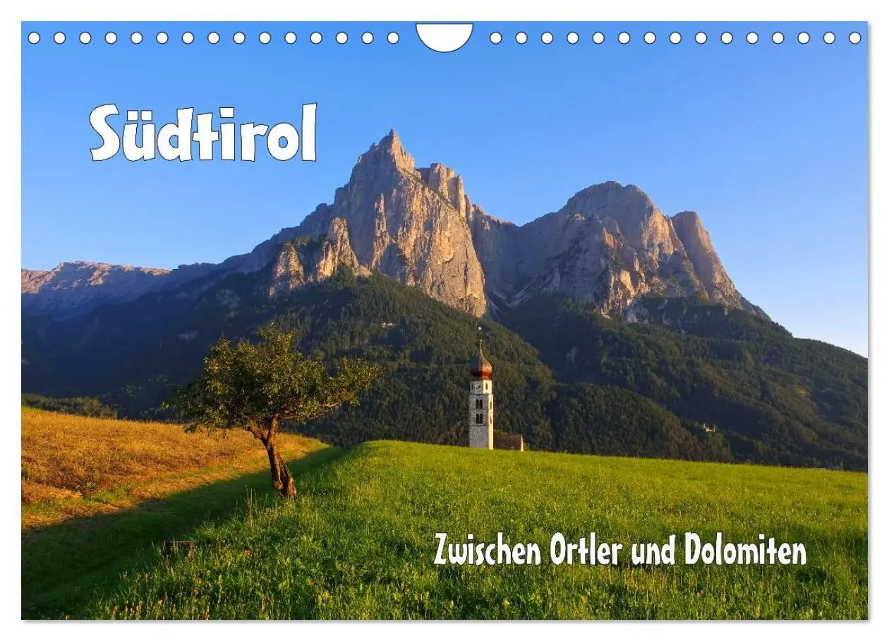 Cover: 9783457957738 | Südtirol - Zwischen Ortler und Dolomiten (Wandkalender 2026 DIN A4...