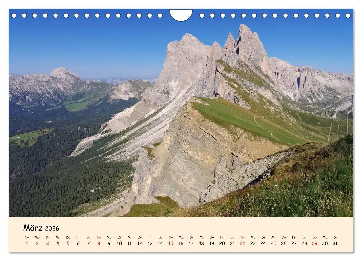 Bild: 9783457957738 | Südtirol - Zwischen Ortler und Dolomiten (Wandkalender 2026 DIN A4...