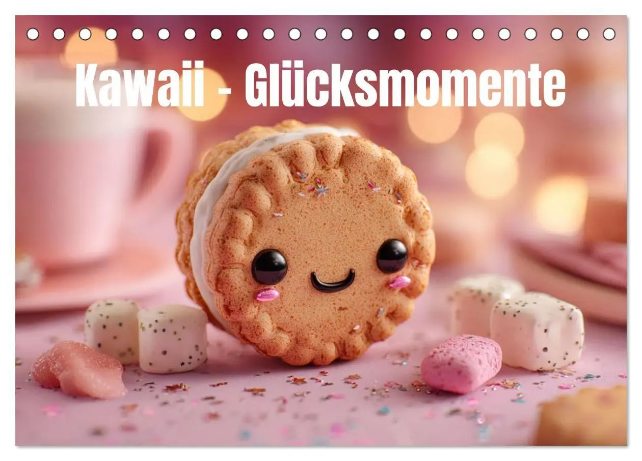 Cover: 9783516737738 | Kawaii-Glücksmomente (Tischkalender 2026 DIN A5 quer), CALVENDO...
