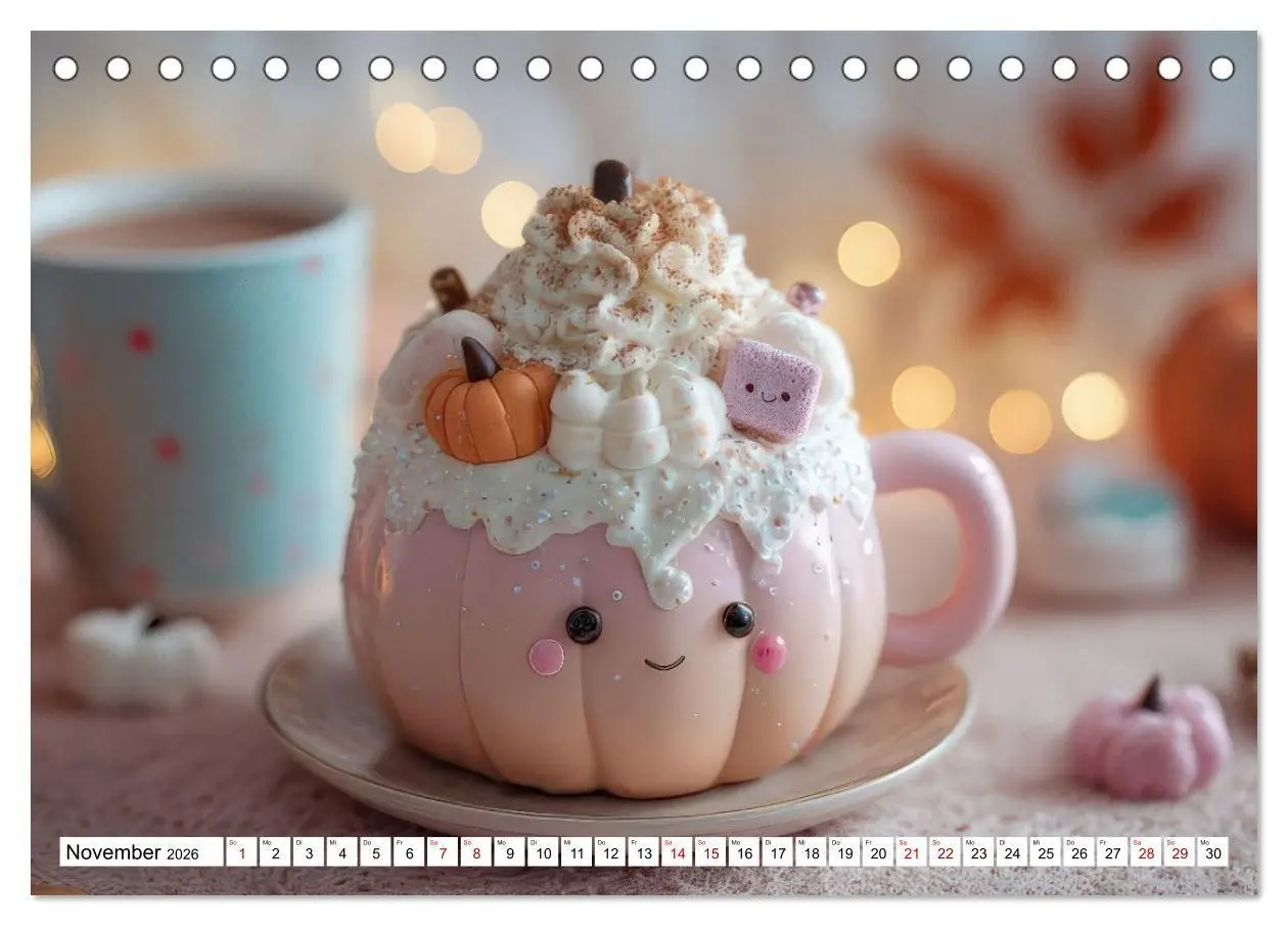 Bild: 9783516737738 | Kawaii-Glücksmomente (Tischkalender 2026 DIN A5 quer), CALVENDO...