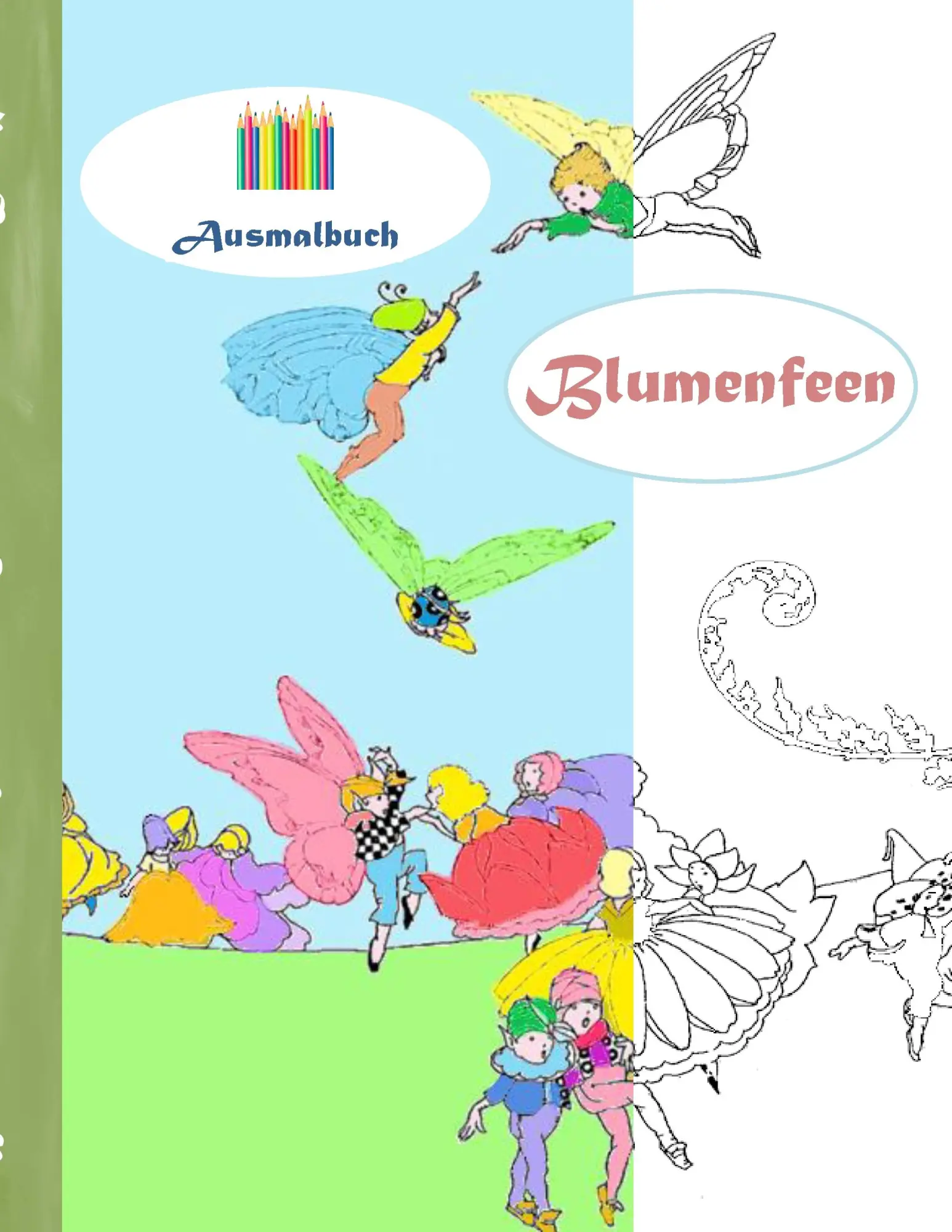 Cover: 9783743137738 | Blumenfeen (Ausmalbuch) | Luisa Rose | Taschenbuch | 40 S. | Deutsch