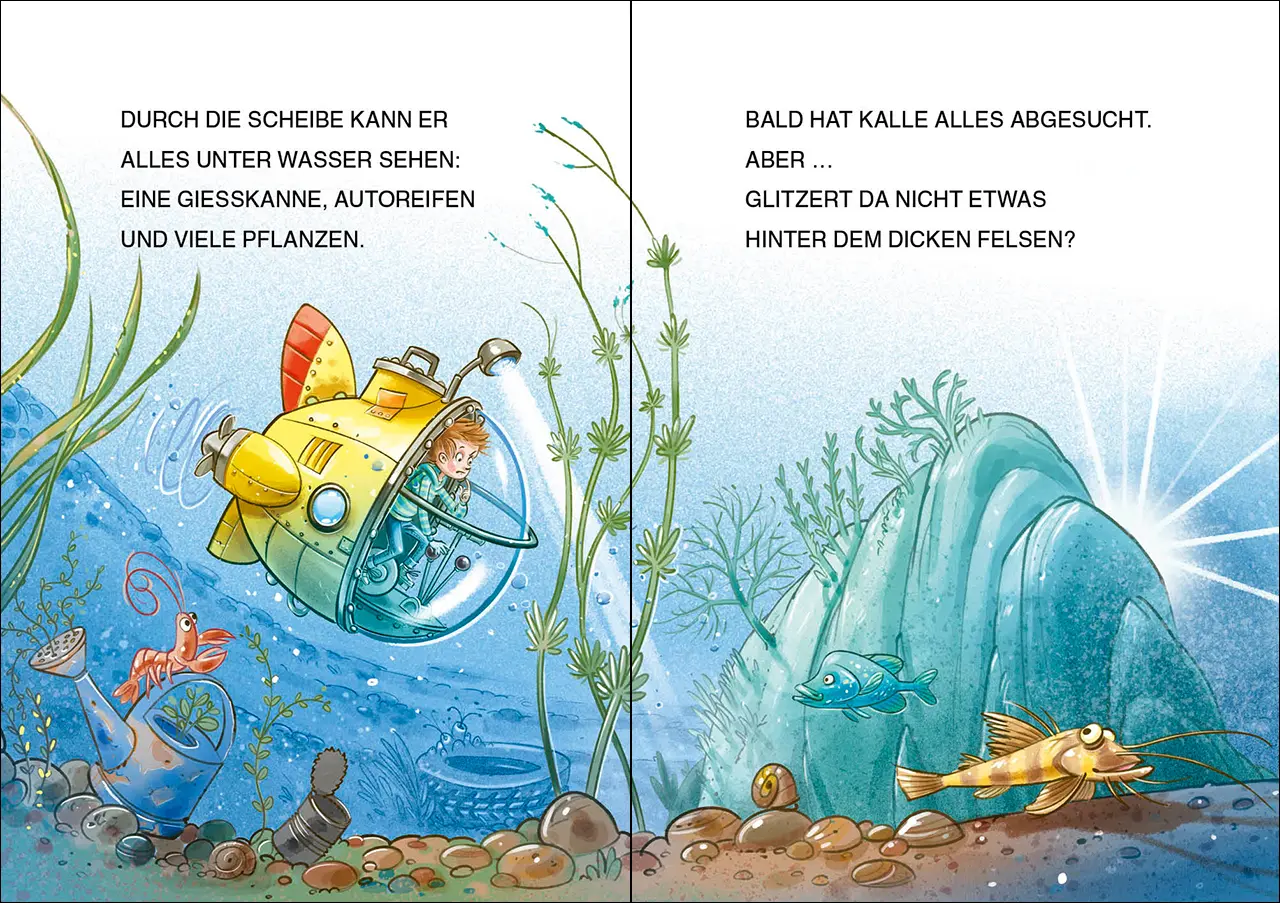 Rückseite: 9783743207738 | Leselöwen 1. Klasse - Die verborgene Unterwasser-Stadt...