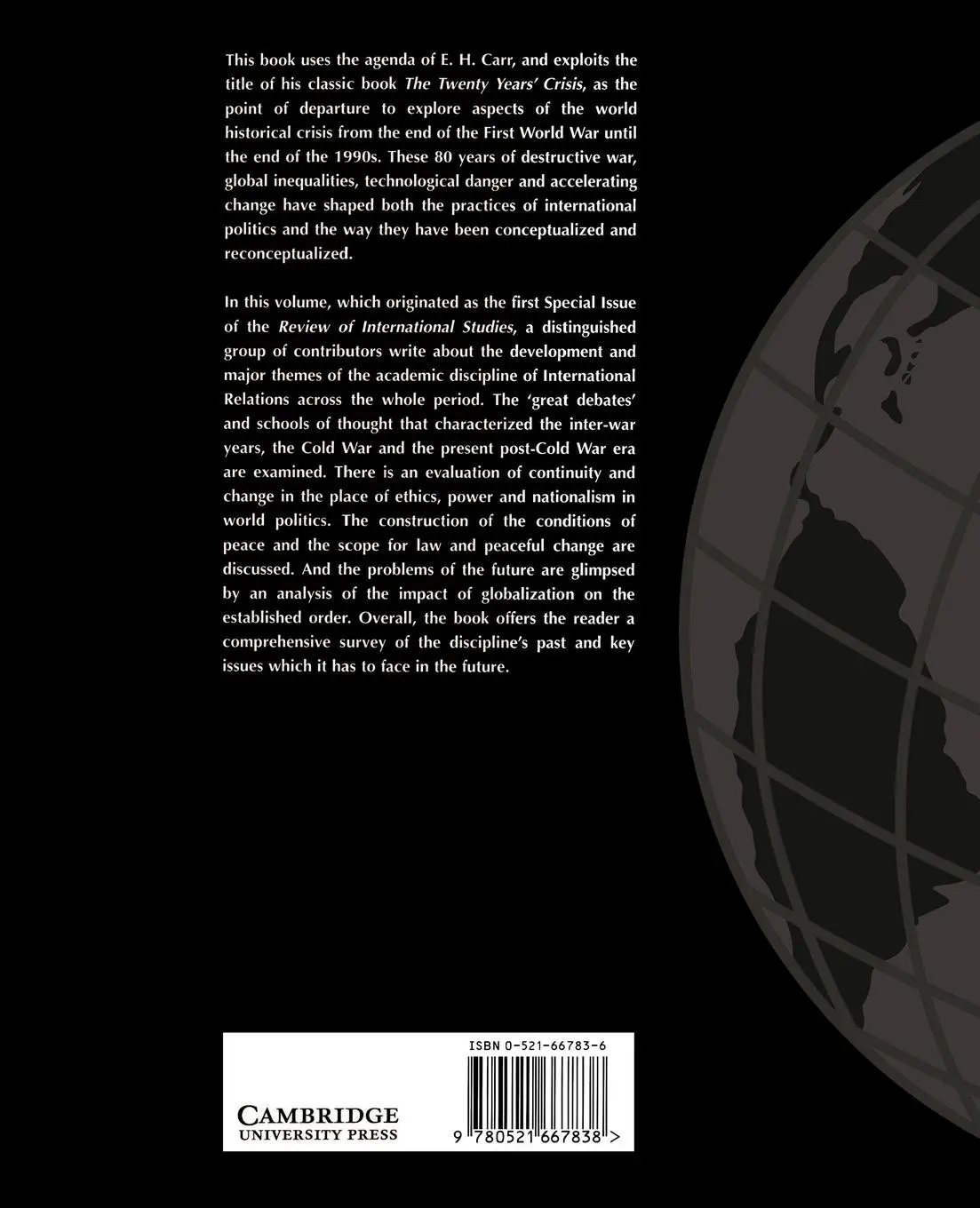 Rückseite: 9780521667838 | The Eighty Years' Crisis | International Relations 1919-1999 | Buch