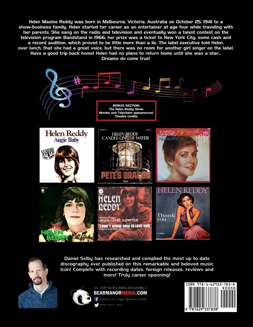Rückseite: 9781629337838 | The Complete Helen Reddy Illustrated Discography | Daniel Selby | Buch