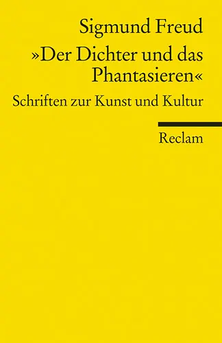 Cover: 9783150187838 | »Der Dichter und das Phantasieren«. Schriften zur Kunst und Kultur