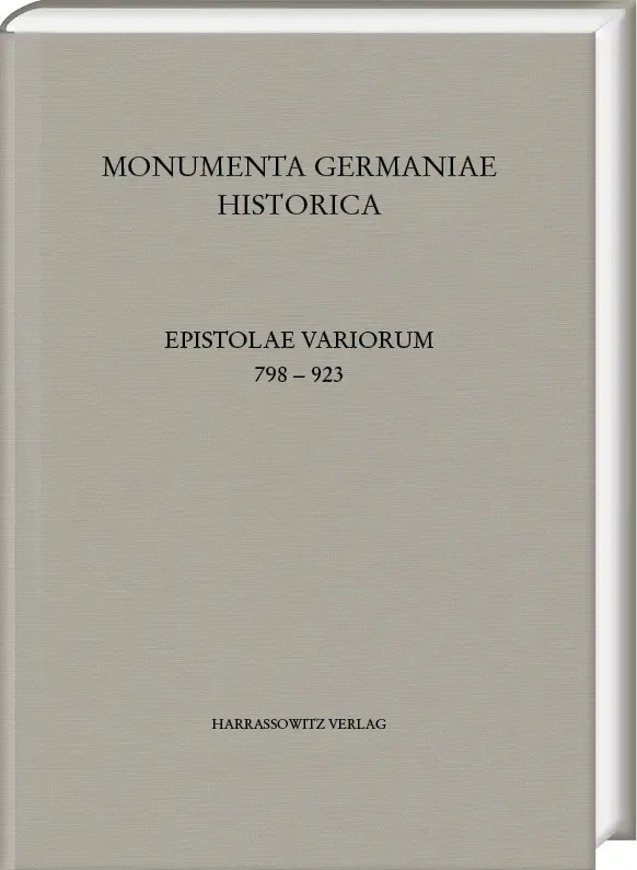 Cover: 9783447117838 | Epistolae variorum 798-923 | Isolde Schröder | Buch | XXVI | Deutsch