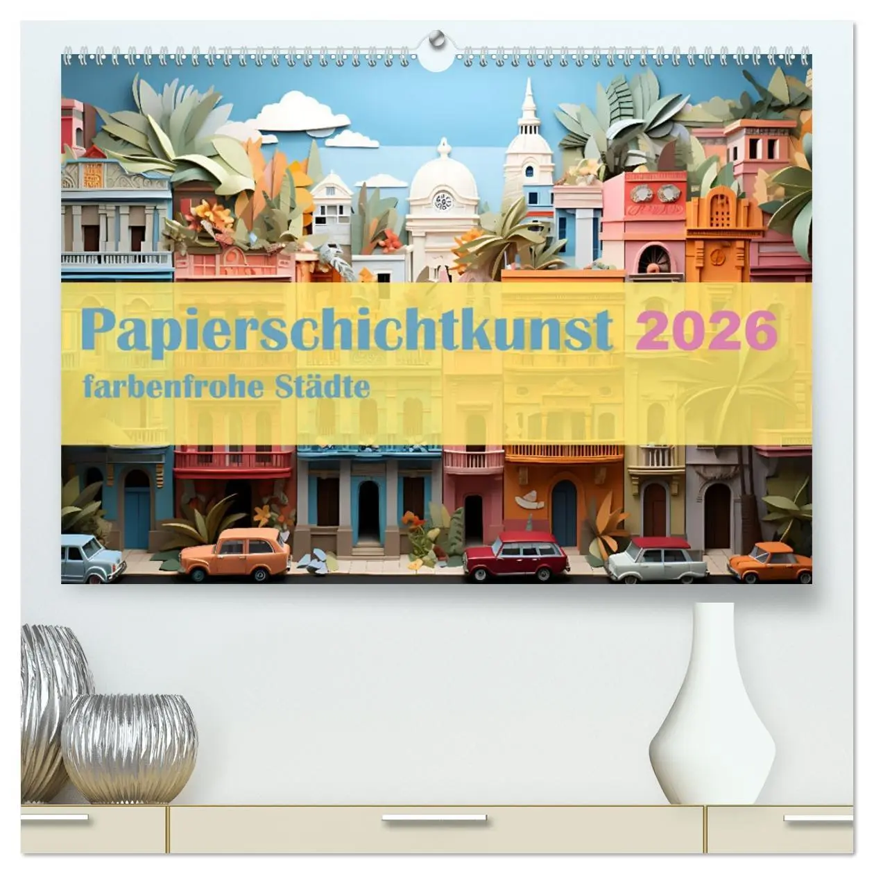 Cover: 9783457497838 | Papierschicktkunst - farbenfohe Städte (hochwertiger Premium...