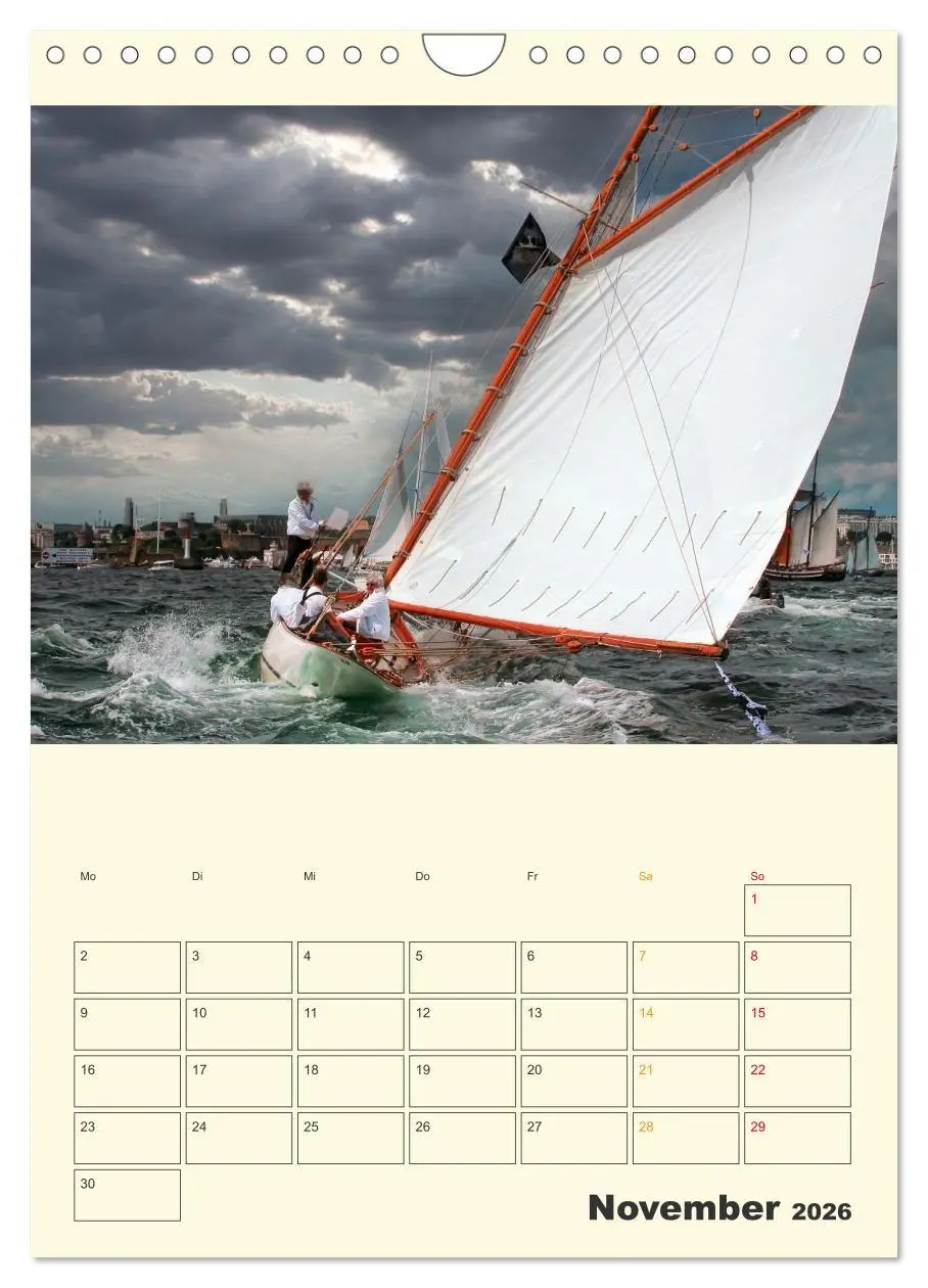Bild: 9783516347838 | Segeln bis zum Horizont (Wandkalender 2026 DIN A4 hoch), CALVENDO...