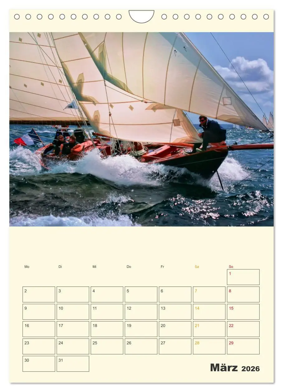 Bild: 9783516347838 | Segeln bis zum Horizont (Wandkalender 2026 DIN A4 hoch), CALVENDO...