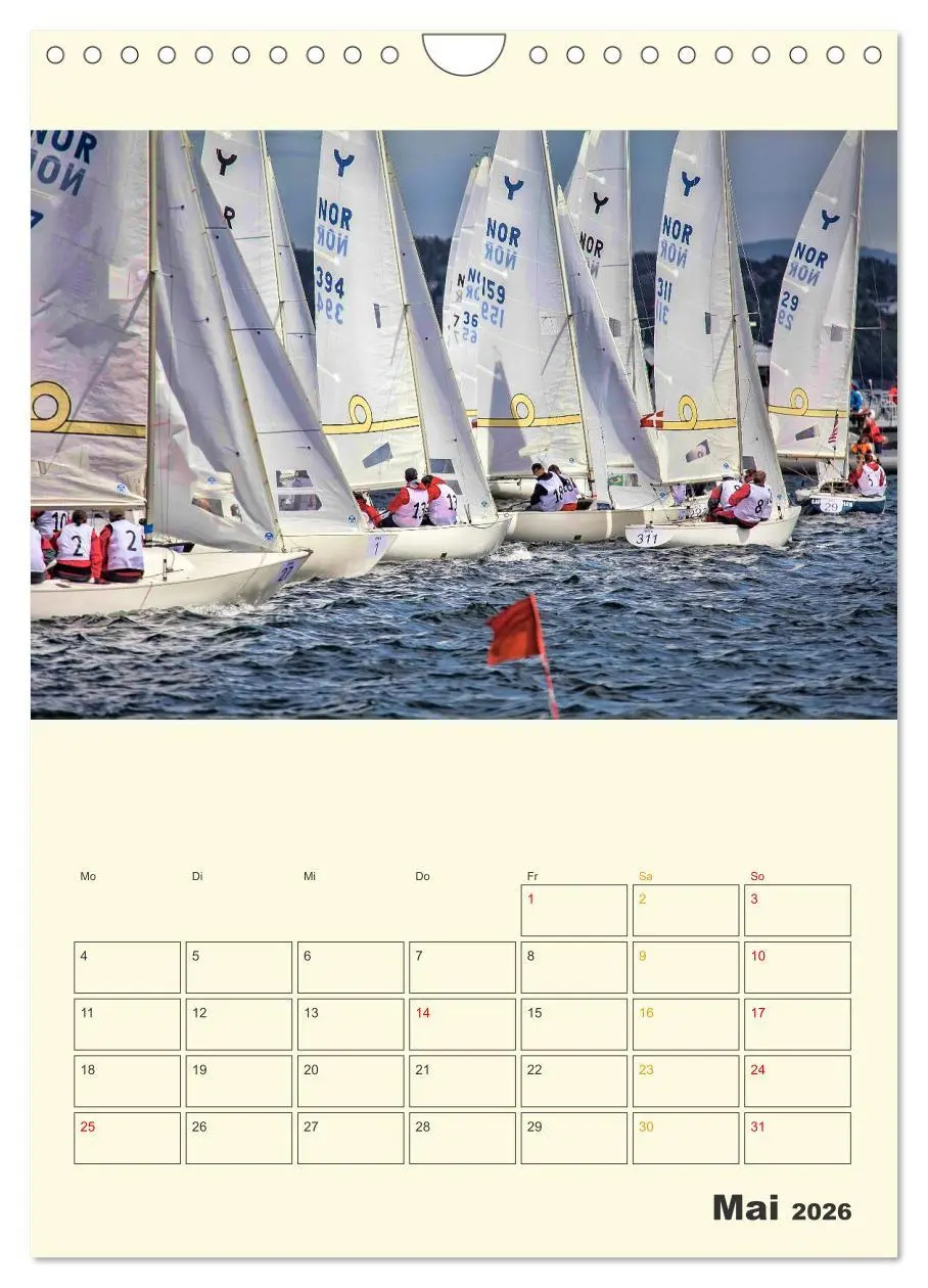Bild: 9783516347838 | Segeln bis zum Horizont (Wandkalender 2026 DIN A4 hoch), CALVENDO...