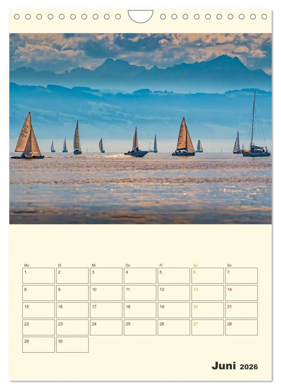 Bild: 9783516347838 | Segeln bis zum Horizont (Wandkalender 2026 DIN A4 hoch), CALVENDO...