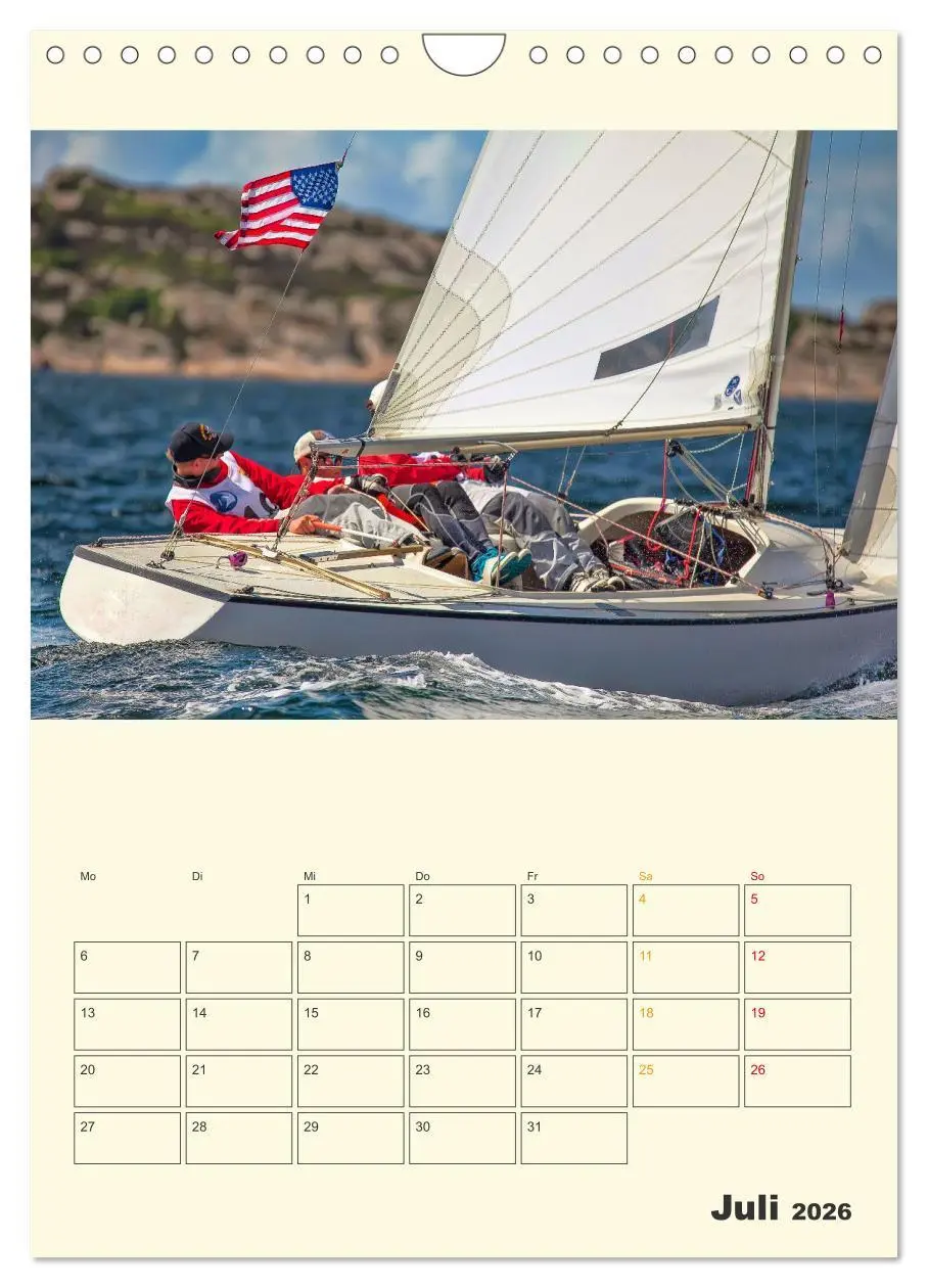 Bild: 9783516347838 | Segeln bis zum Horizont (Wandkalender 2026 DIN A4 hoch), CALVENDO...