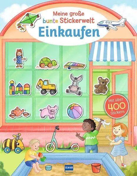 Cover: 9783741527838 | Meine große bunte Stickerwelt - Einkaufen | Ullmann Medien Verlag