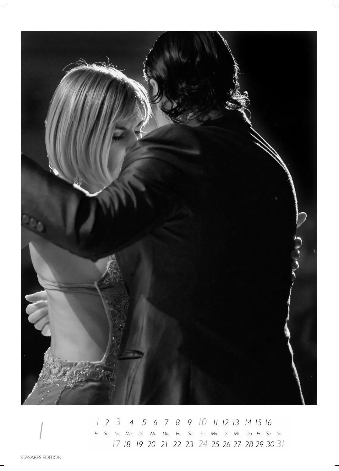 Bild: 9781835247938 | Tango schwarz-weiss Kalender 2027 - Wandkalender Fotokalender...