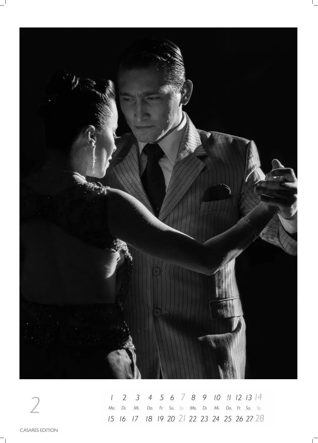 Bild: 9781835247938 | Tango schwarz-weiss Kalender 2027 - Wandkalender Fotokalender...