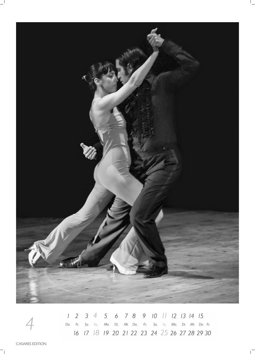 Bild: 9781835247938 | Tango schwarz-weiss Kalender 2027 - Wandkalender Fotokalender...