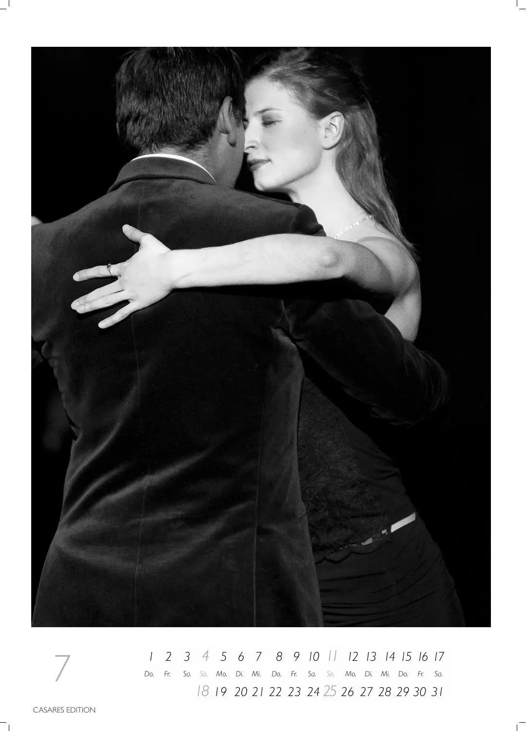 Bild: 9781835247938 | Tango schwarz-weiss Kalender 2027 - Wandkalender Fotokalender...