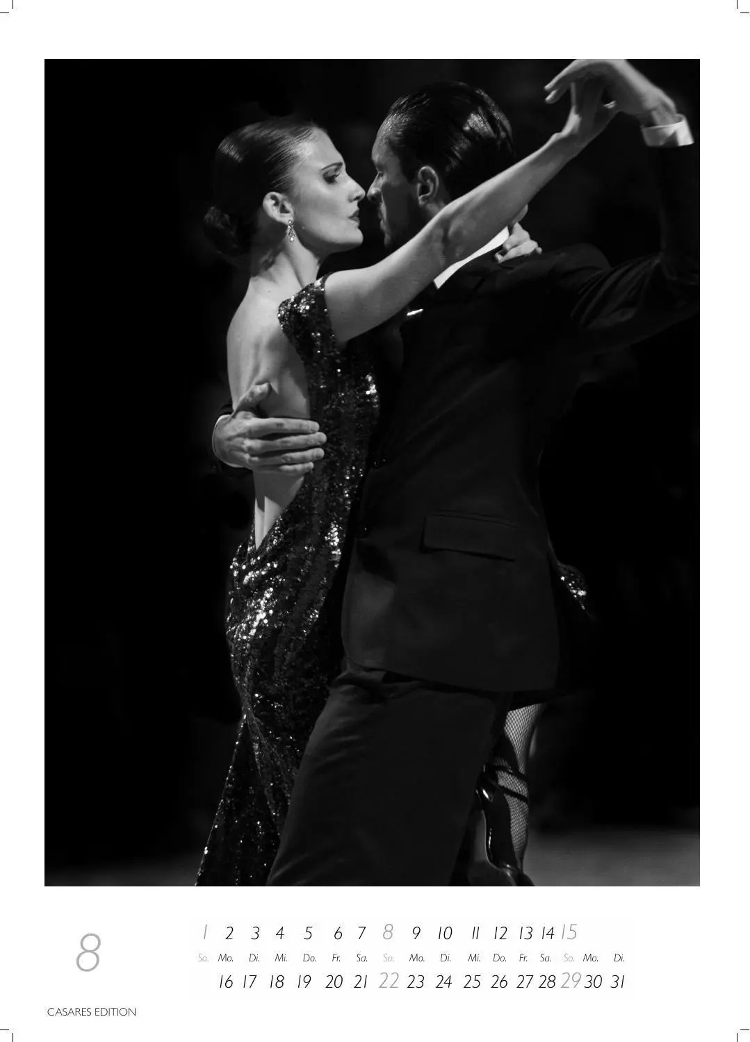 Bild: 9781835247938 | Tango schwarz-weiss Kalender 2027 - Wandkalender Fotokalender...
