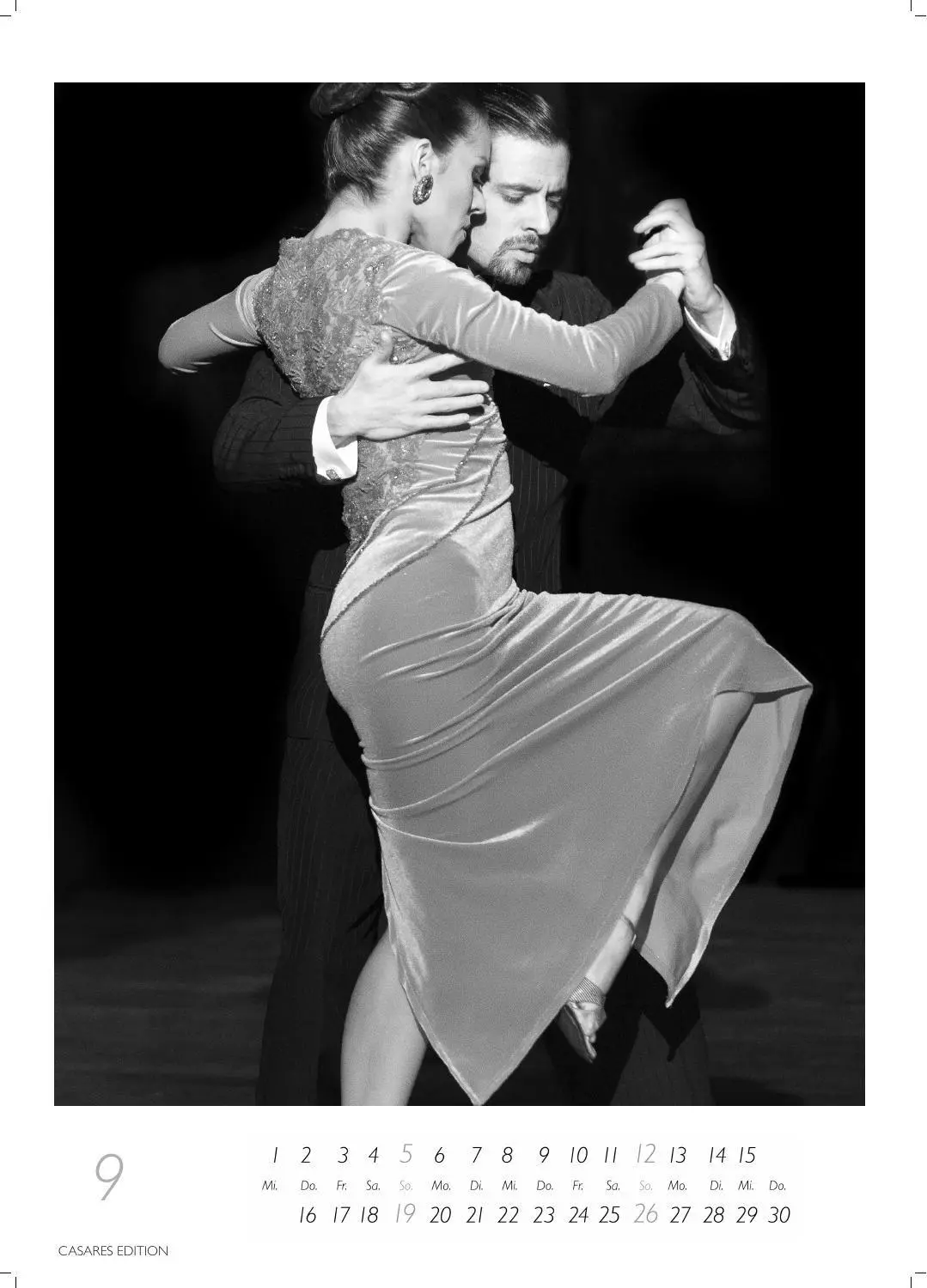 Bild: 9781835247938 | Tango schwarz-weiss Kalender 2027 - Wandkalender Fotokalender...