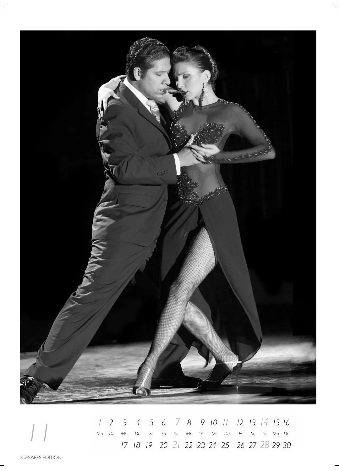 Bild: 9781835247938 | Tango schwarz-weiss Kalender 2027 - Wandkalender Fotokalender...