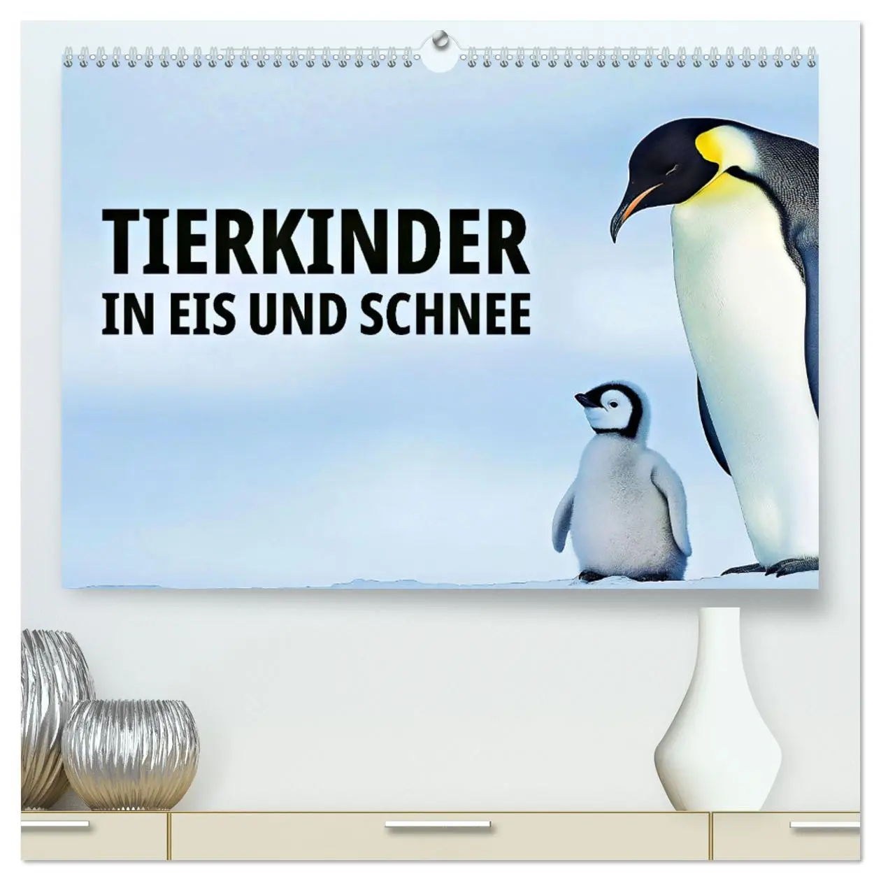 Cover: 9783457247938 | Tierkinder in Eis und Schnee (hochwertiger Premium Wandkalender...