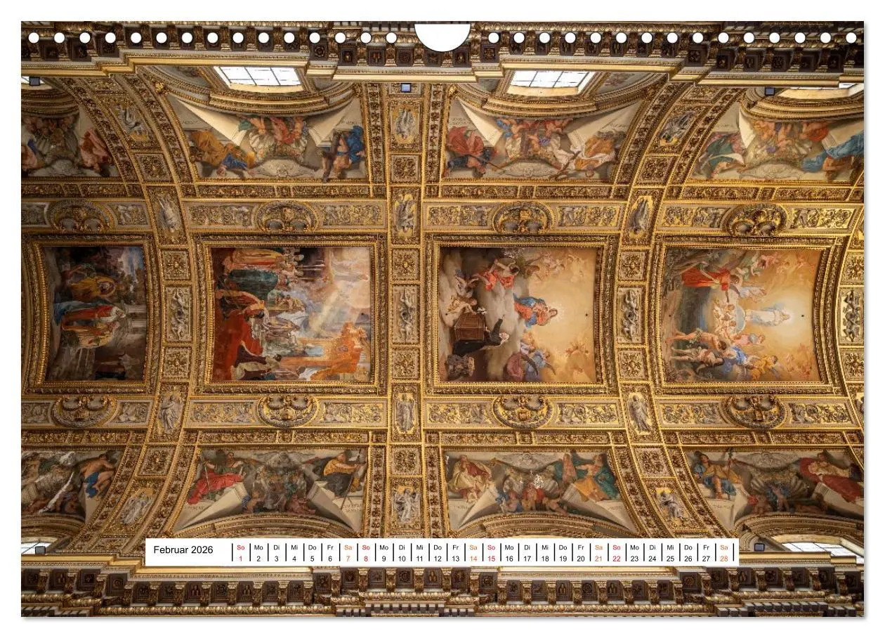 Bild: 9783516647938 | Gewölbe des Glaubens - Kirchendecken Europas (Wandkalender 2026 DIN...