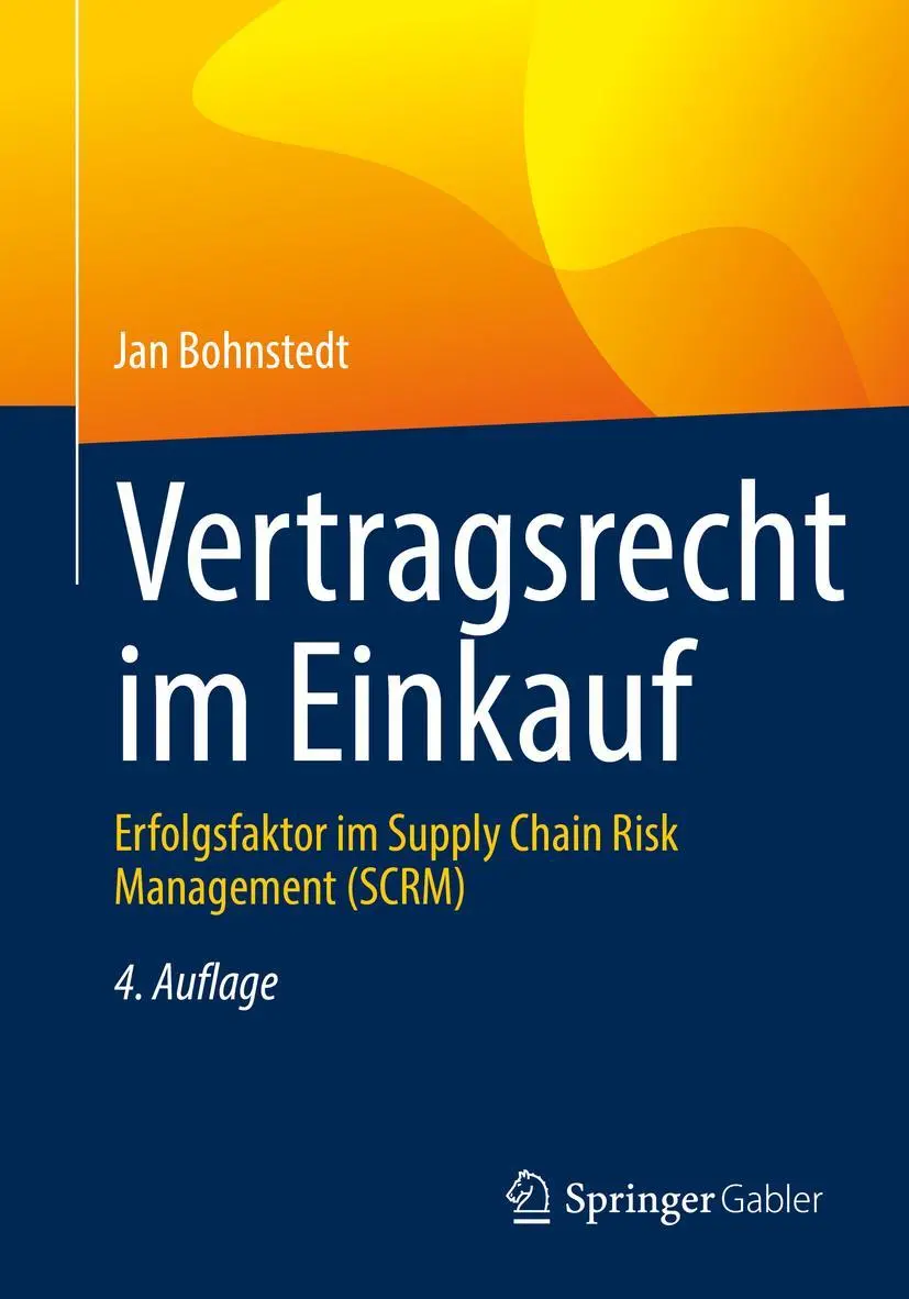 Cover: 9783658387938 | Vertragsrecht im Einkauf | Jan Bohnstedt | Taschenbuch | XIII | 2022