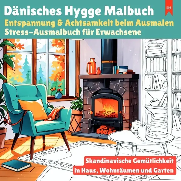 Cover: 9783819067938 | Dänisches Hygge Malbuch: Entspannung &amp; Achtsamkeit beim Ausmalen -...