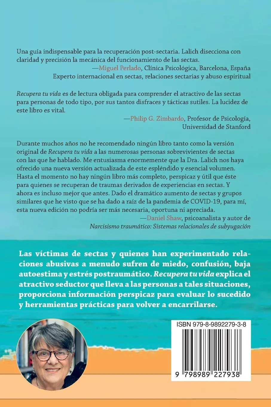 Rückseite: 9798989227938 | Recupera Tu Vida | Janja Lalich | Taschenbuch | Spanisch | 2025