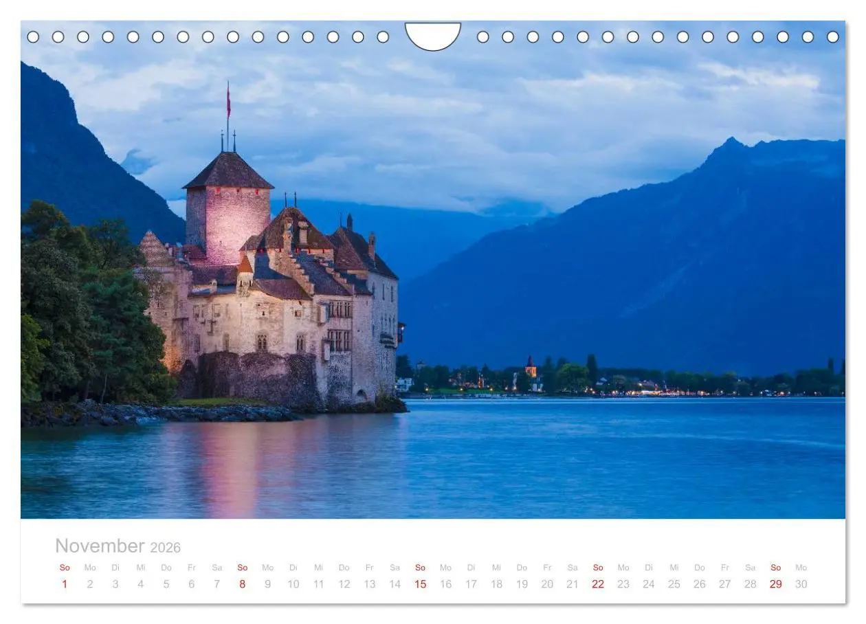 Bild: 9783516088038 | GENFER SEE Das Schweizer Ufer (Wandkalender 2026 DIN A4 quer),...