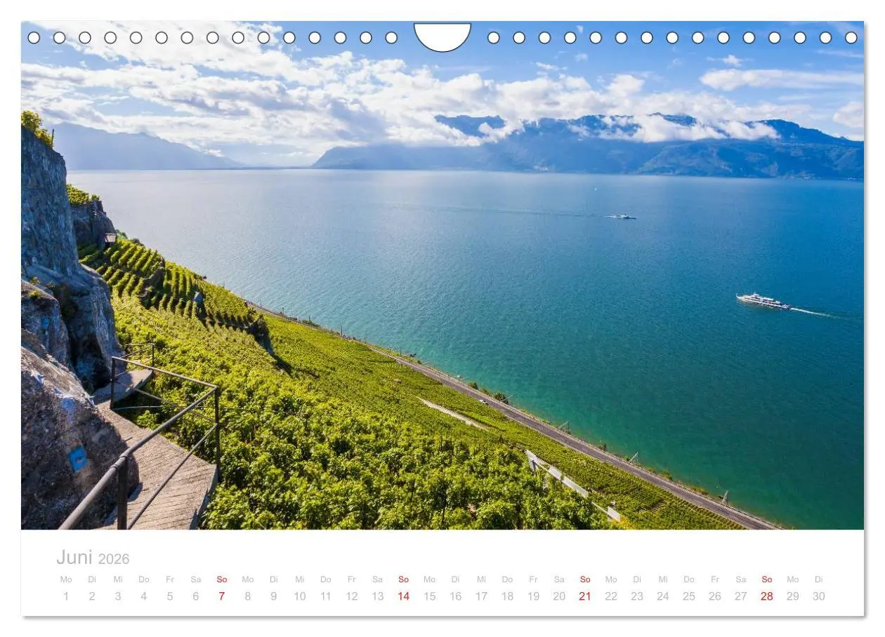 Bild: 9783516088038 | GENFER SEE Das Schweizer Ufer (Wandkalender 2026 DIN A4 quer),...