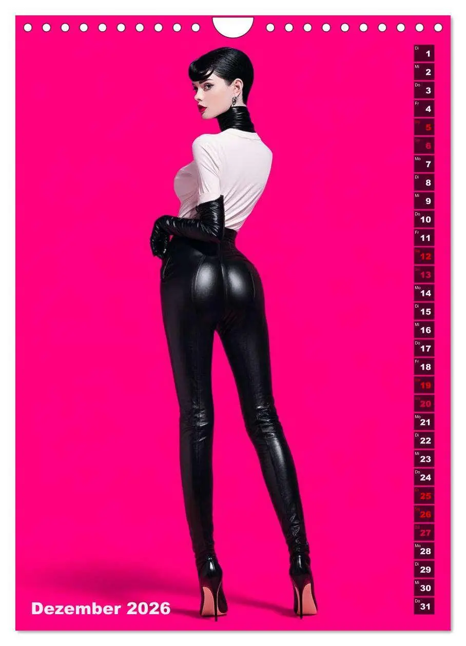Bild: 9783516538038 | Lack und Leder - The Pink Box (Wandkalender 2026 DIN A4 hoch),...