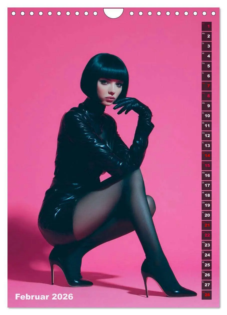 Bild: 9783516538038 | Lack und Leder - The Pink Box (Wandkalender 2026 DIN A4 hoch),...