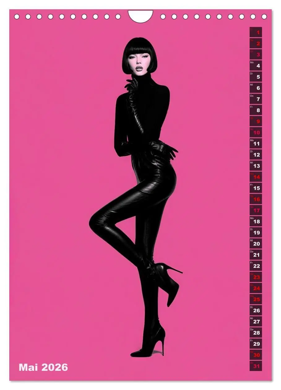 Bild: 9783516538038 | Lack und Leder - The Pink Box (Wandkalender 2026 DIN A4 hoch),...