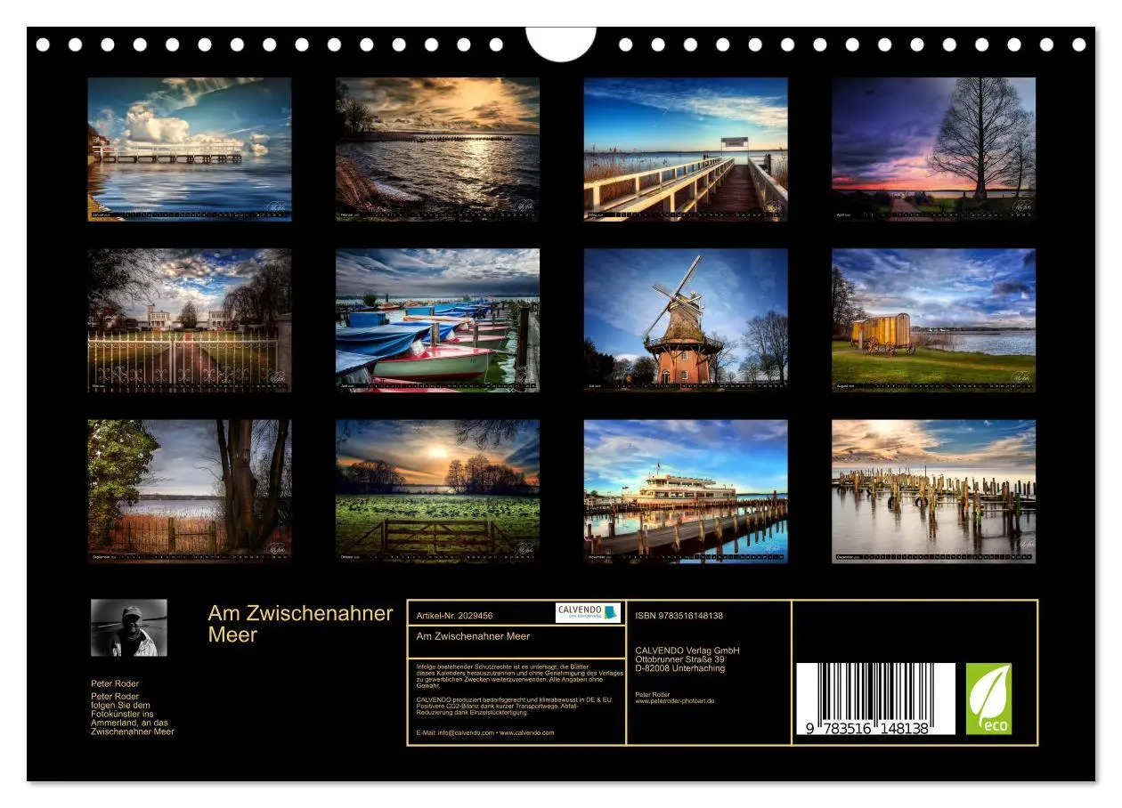 Bild: 9783516148138 | Am Zwischenahner Meer (Wandkalender 2026 DIN A4 quer), CALVENDO...