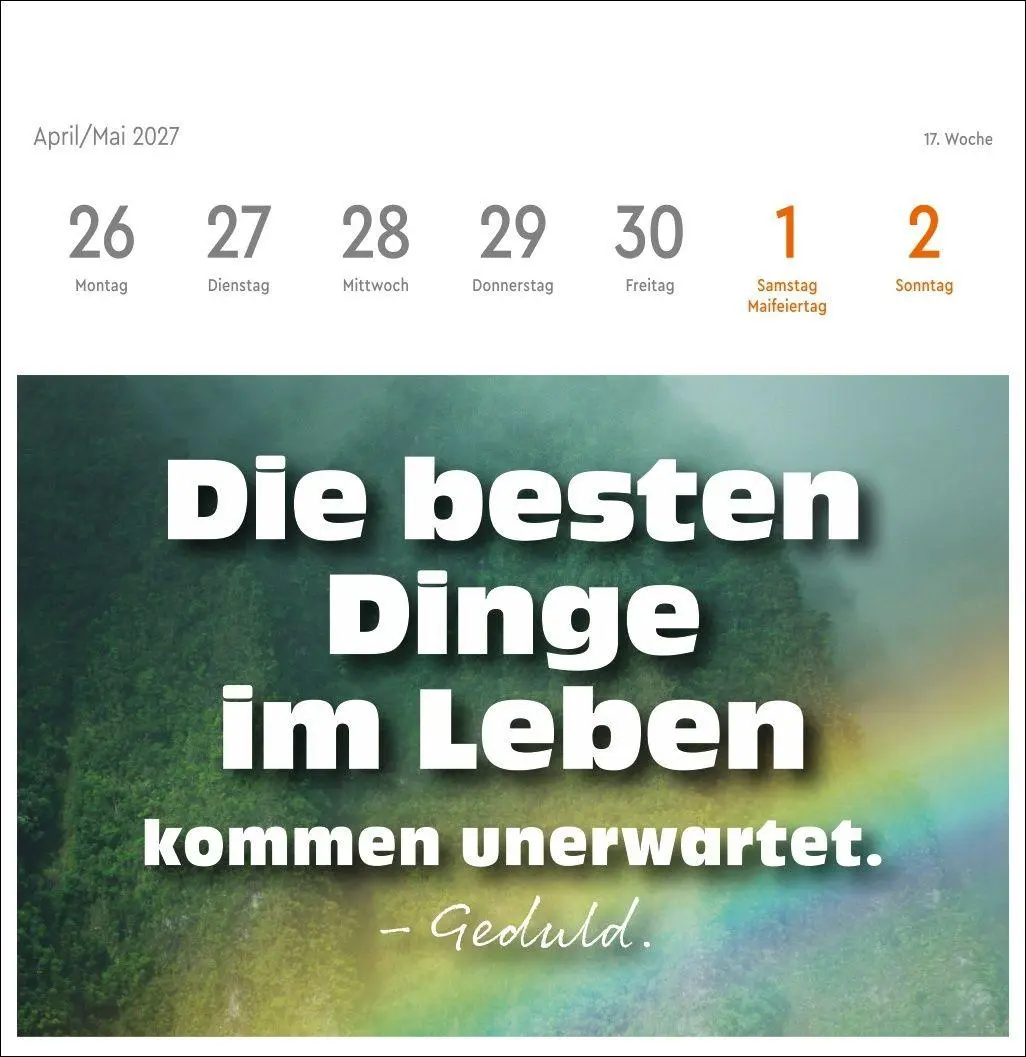 Bild: 9783756418138 | Visual Statements Premium-Postkartenkalender 2027 | Kalender | 54 S.