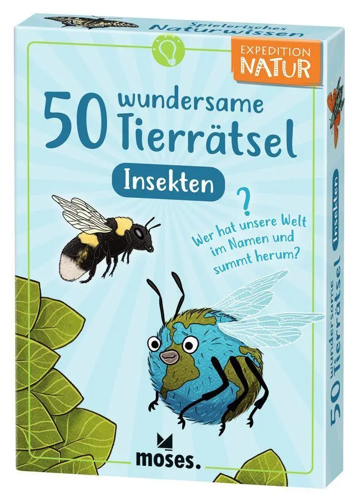 Cover: 4033477098238 | 50 wundersame Tierrätsel - Insekten | Inga Marie Ramcke | Box | 50 S.