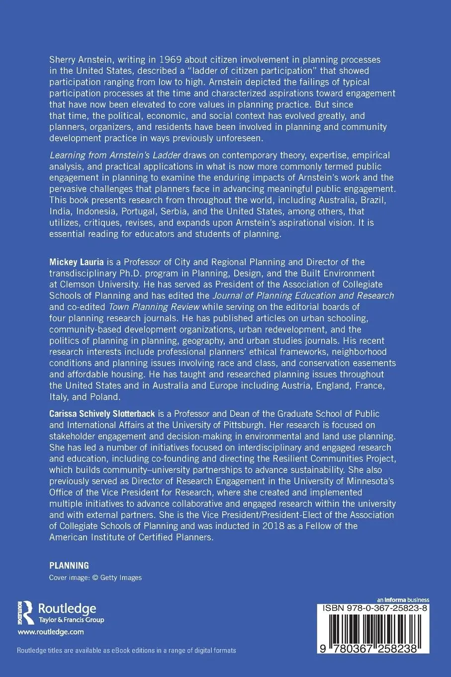 Rückseite: 9780367258238 | Learning from Arnstein's Ladder | Mickey Lauria (u. a.) | Taschenbuch
