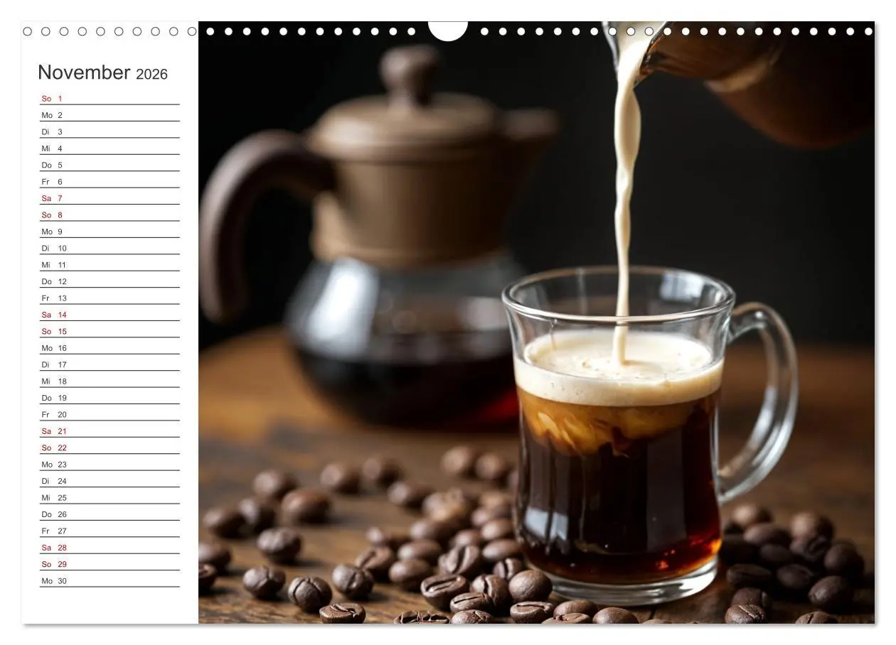 Bild: 9783457288238 | Kaffee Zauber - Ein Jahr der Vielfalt (Wandkalender 2026 DIN A3...