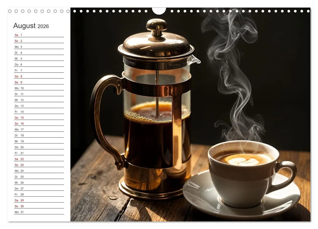 Bild: 9783457288238 | Kaffee Zauber - Ein Jahr der Vielfalt (Wandkalender 2026 DIN A3...