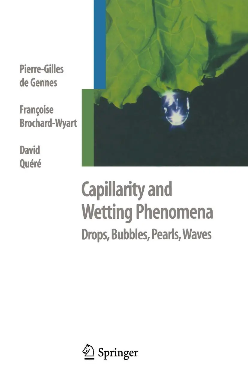 Cover: 9781441918338 | Capillarity and Wetting Phenomena | Drops, Bubbles, Pearls, Waves