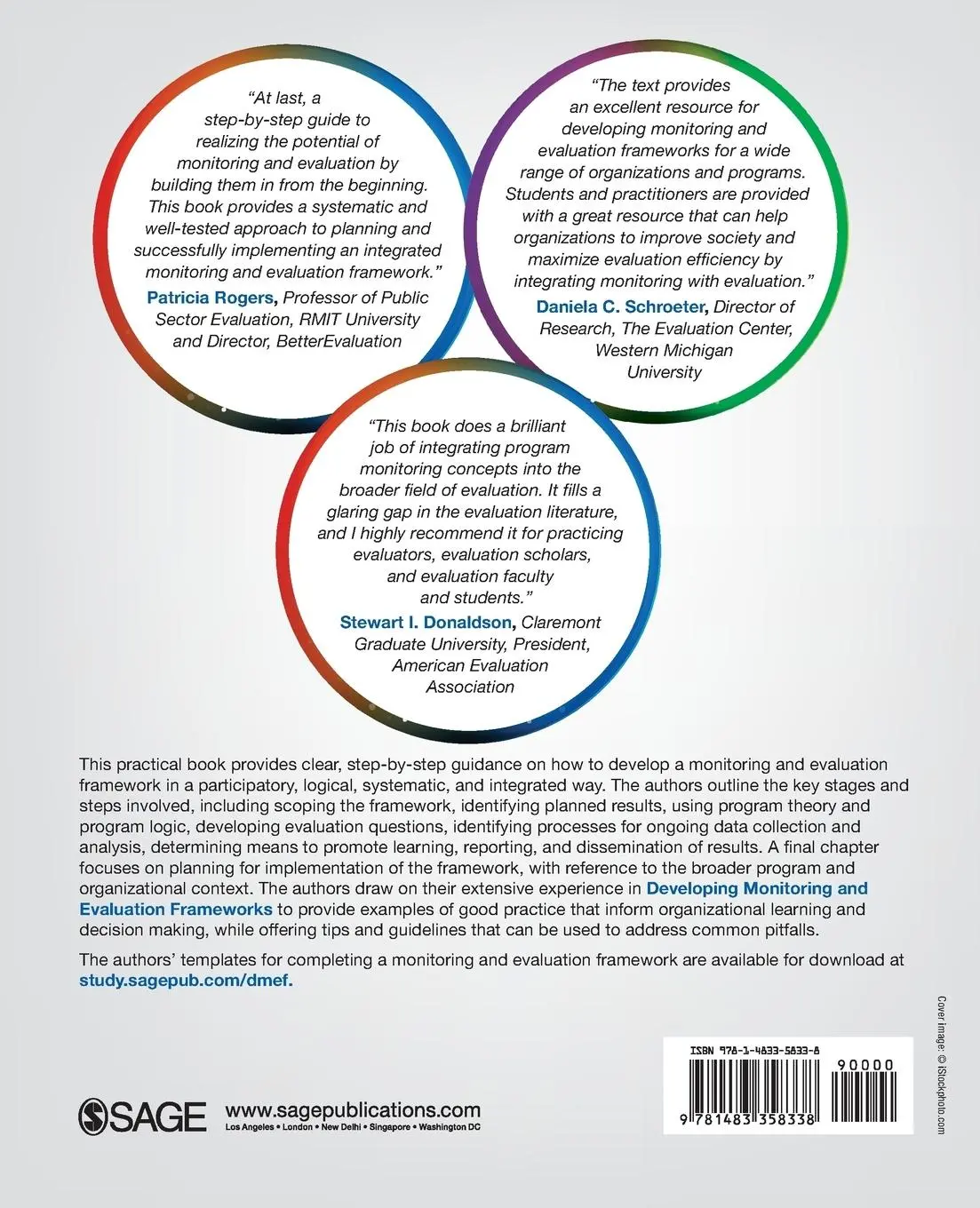 Rückseite: 9781483358338 | Developing Monitoring and Evaluation Frameworks | Markiewicz (u. a.)