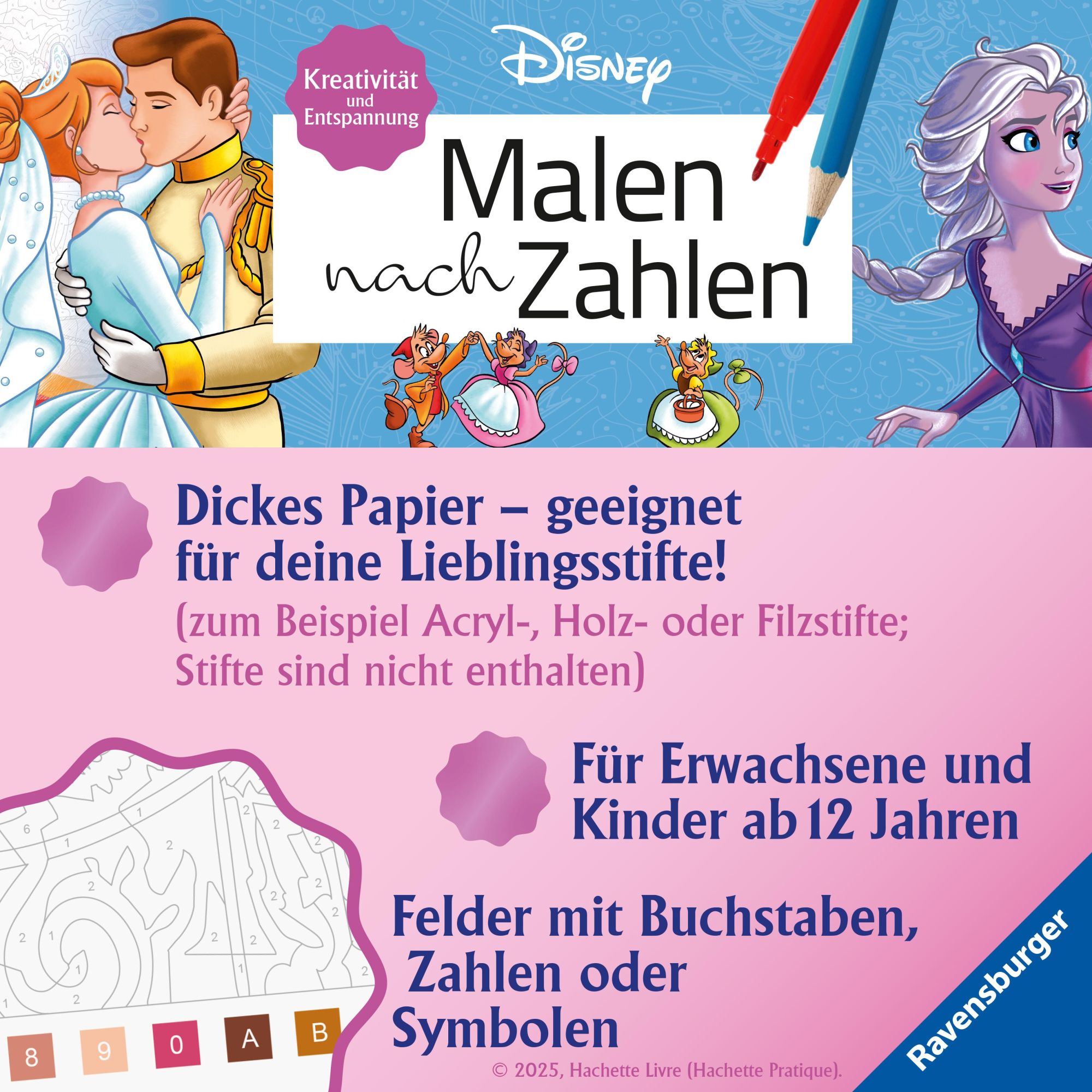Bild: 9783473498338 | Disney - Malen nach Zahlen: Girl Power | Rina Gregor | Taschenbuch