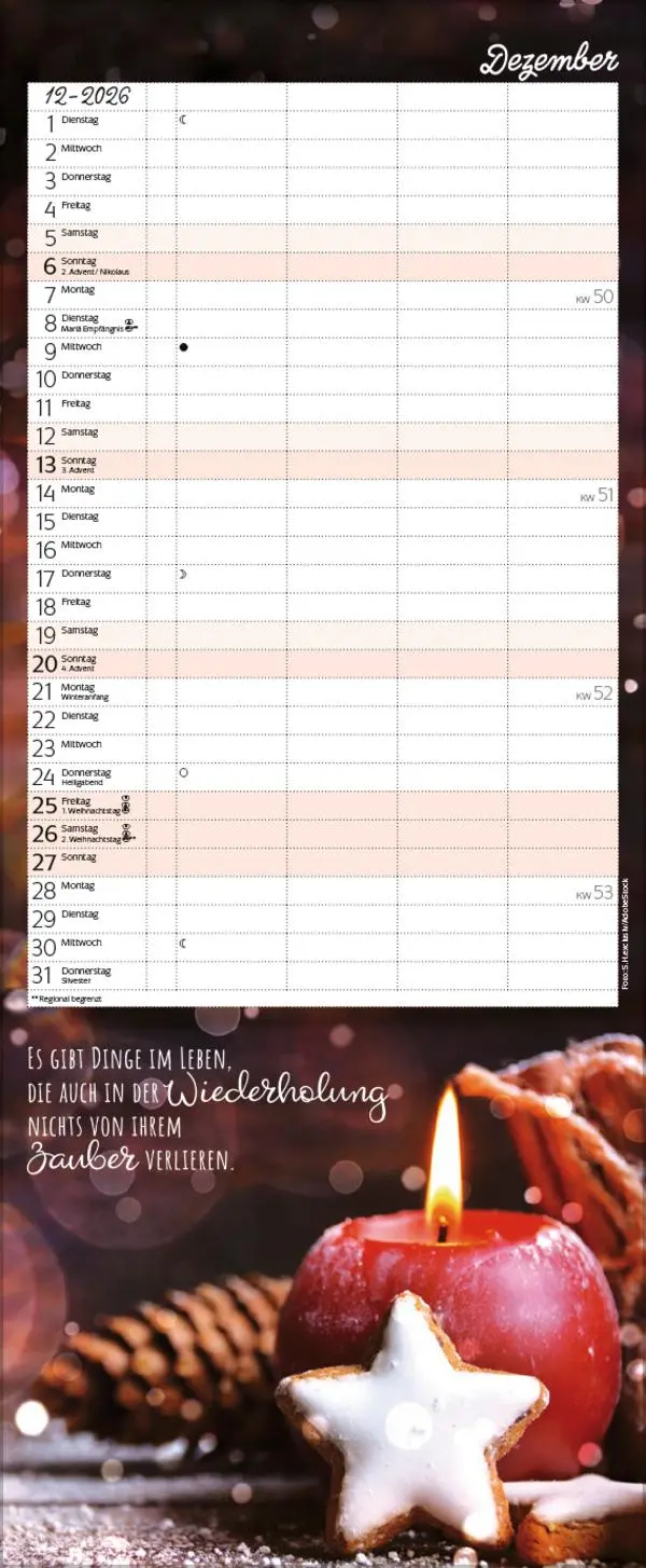 Bild: 9783731888338 | Familienplaner mit Fotos und Zitaten 2026 | Verlag Korsch | Kalender